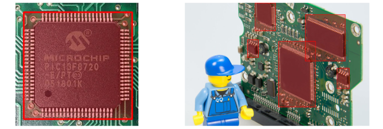 Sample images of the PCB-GOOGLE data set.