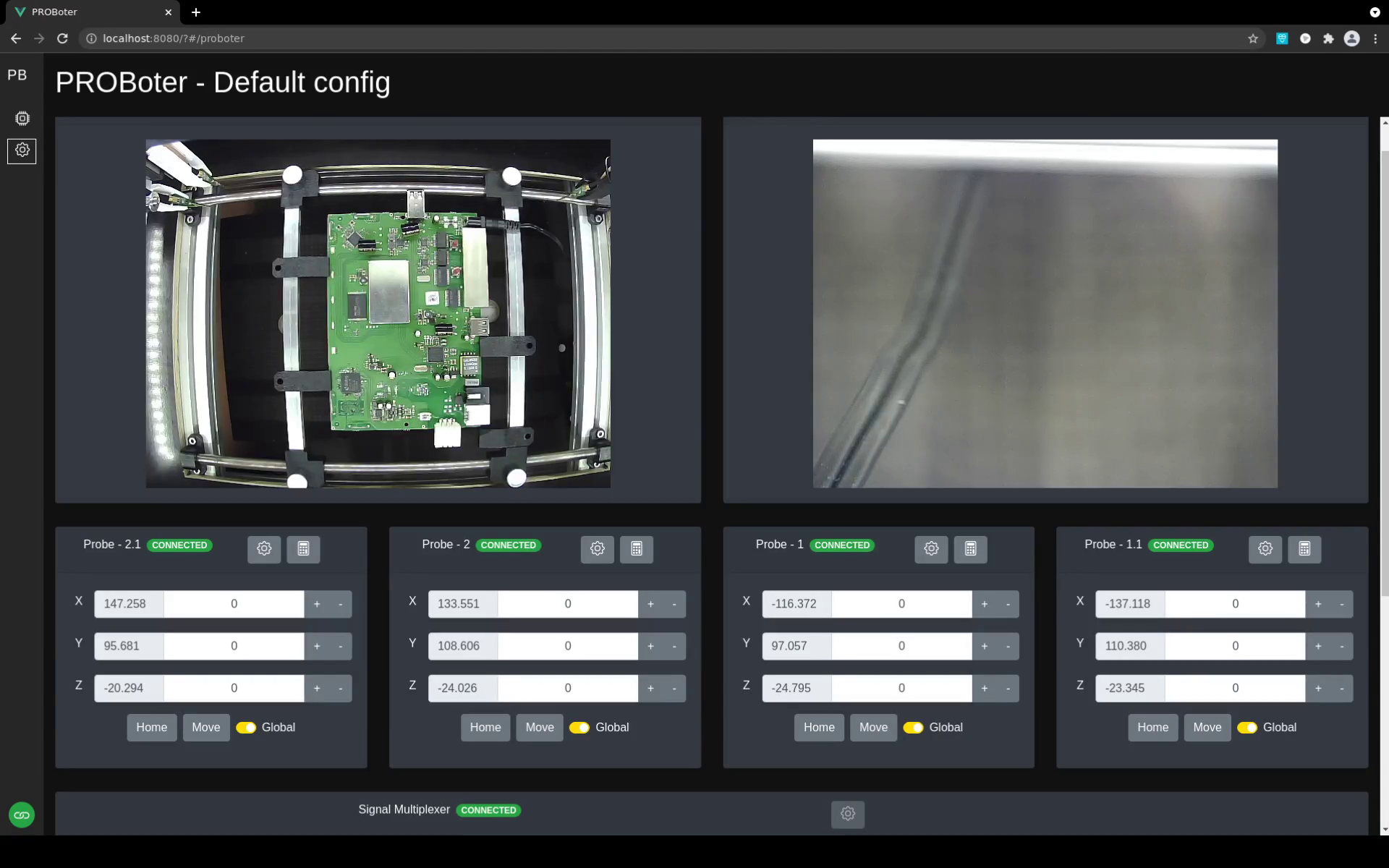 Low-level hardware control of the PROBoter hardware.